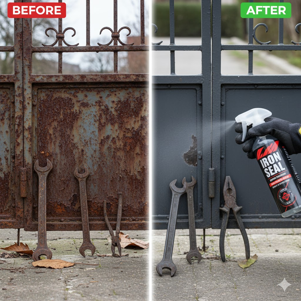 IRON SEAL ¡elimina el óxido!!🪣🔥